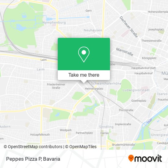 Peppes Pizza P map