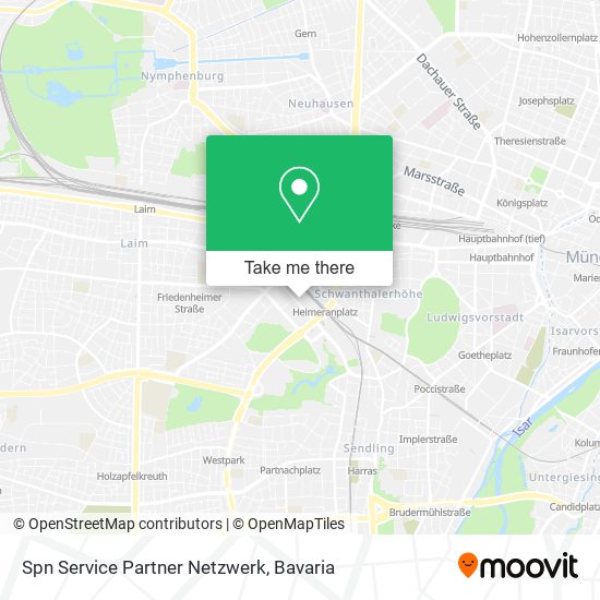 Spn Service Partner Netzwerk map