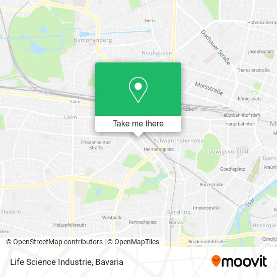 Карта Life Science Industrie