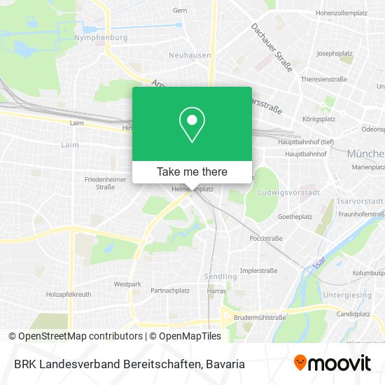 BRK Landesverband Bereitschaften map