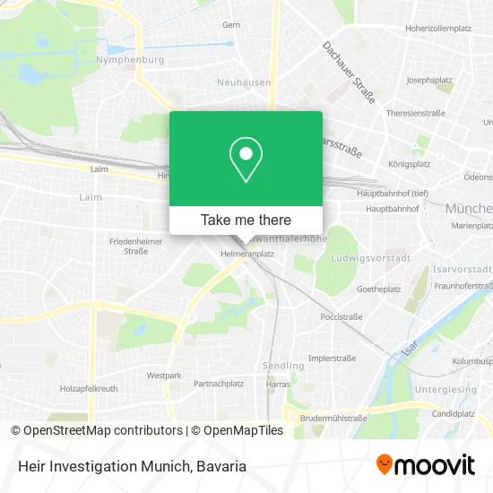 Карта Heir Investigation Munich