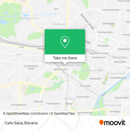 Cafe Sasa map