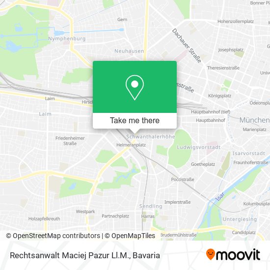 Rechtsanwalt Maciej Pazur Ll.M. map