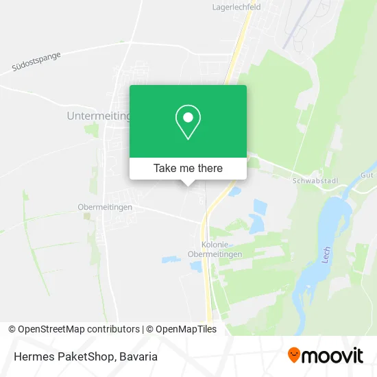 Карта Hermes PaketShop