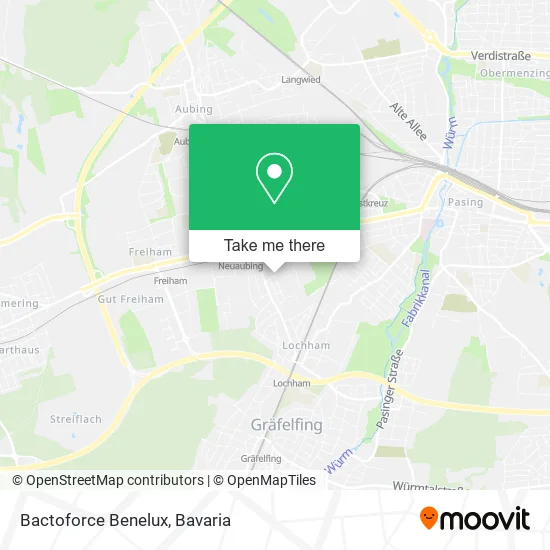 Карта Bactoforce Benelux