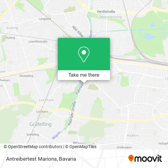 Карта Antreibertest Marions