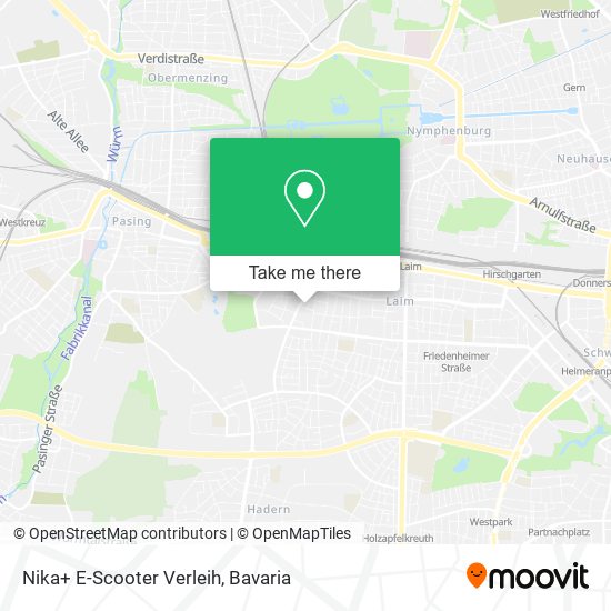 Nika+ E-Scooter Verleih map