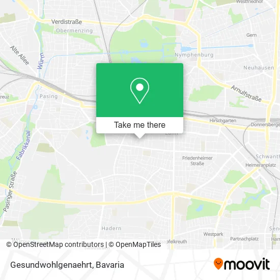 Карта Gesundwohlgenaehrt