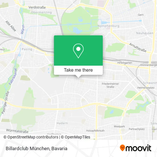 Карта Billardclub München