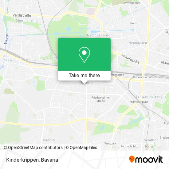 Карта Kinderkrippen