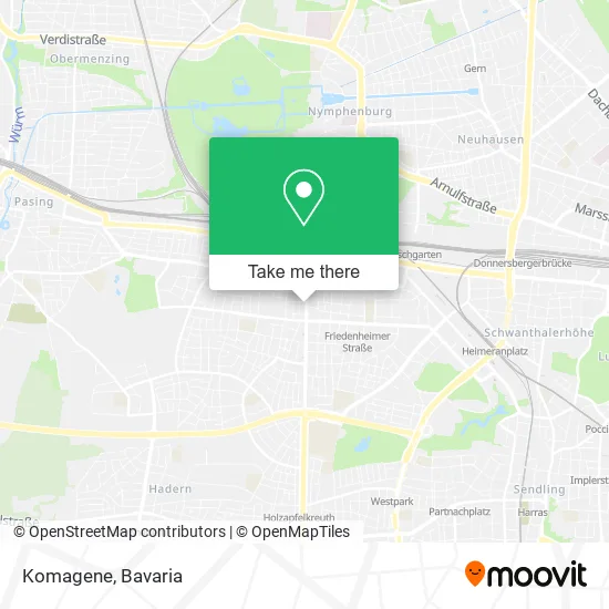 Карта Komagene
