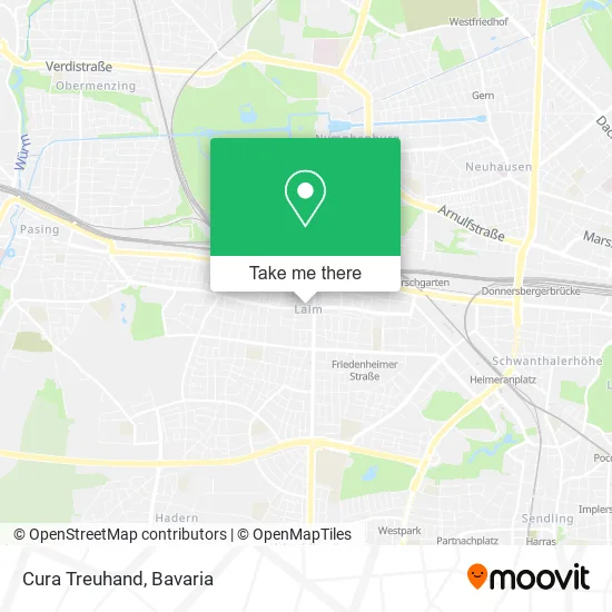 Карта Cura Treuhand