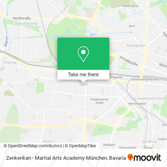 Zenkenkan - Martial Arts Academy München map