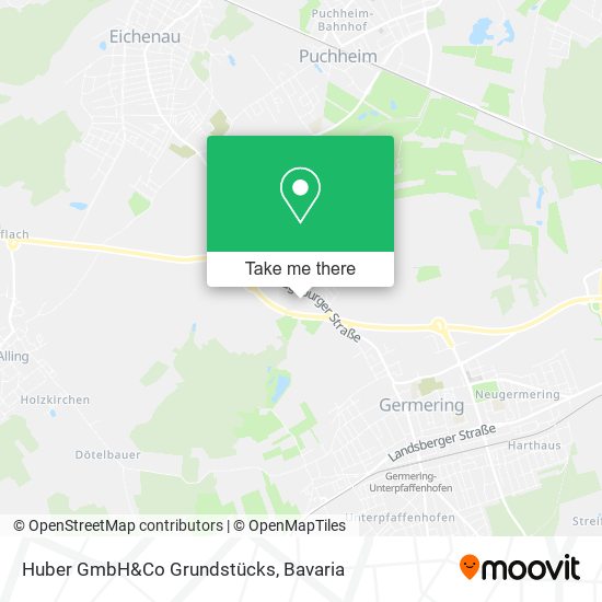 Huber GmbH&Co Grundstücks map