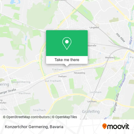 Карта Konzertchor Germering