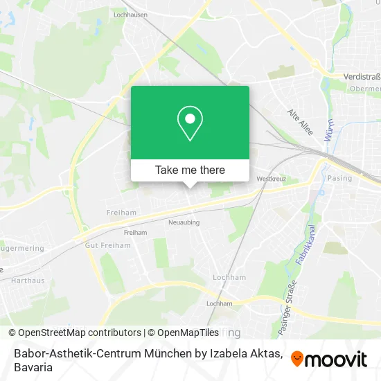 Карта Babor-Asthetik-Centrum München by Izabela Aktas