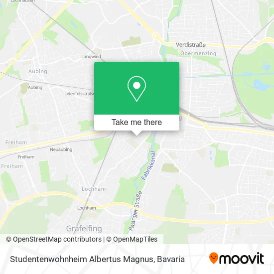 Карта Studentenwohnheim Albertus Magnus