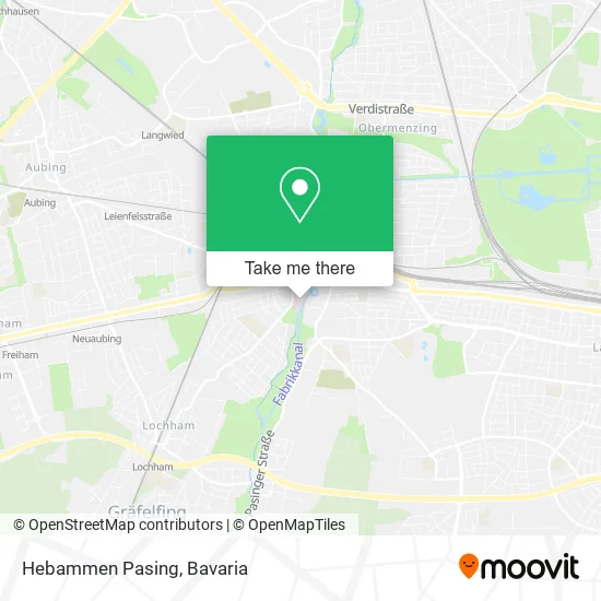 Карта Hebammen Pasing