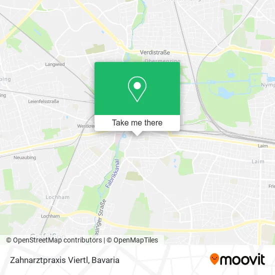 Карта Zahnarztpraxis Viertl