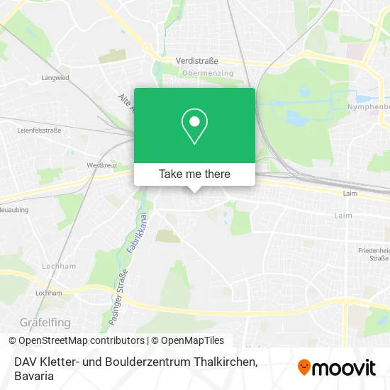 Карта DAV Kletter- und Boulderzentrum Thalkirchen