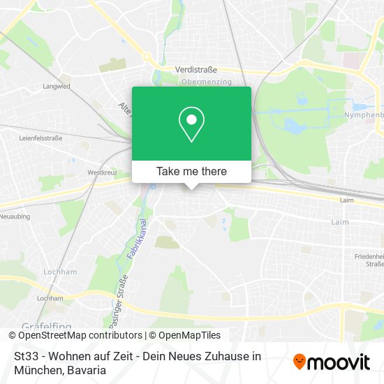 St33 - Wohnen auf Zeit - Dein Neues Zuhause in München map