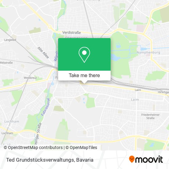 Ted Grundstücksverwaltungs map