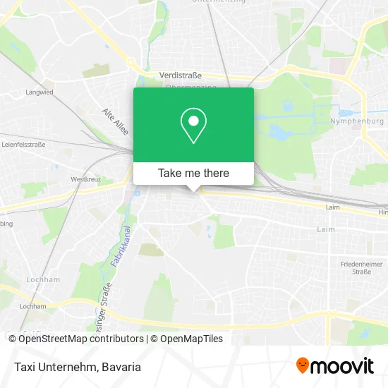 Карта Taxi Unternehm