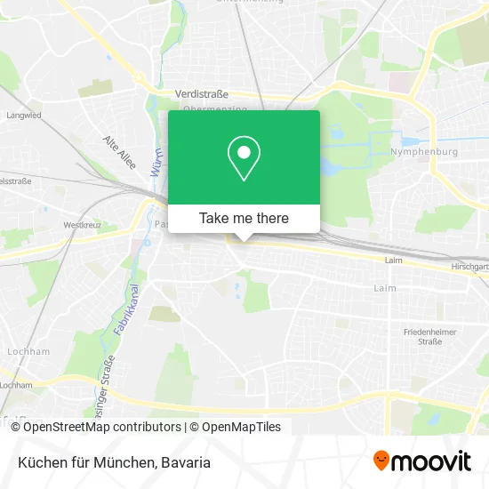 Карта Küchen für München
