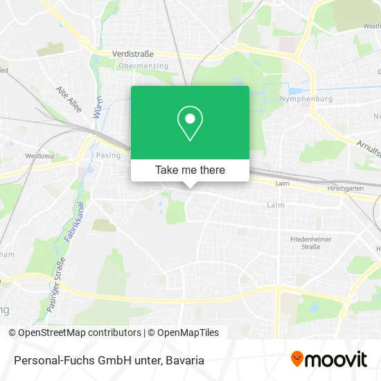 Карта Personal-Fuchs GmbH unter