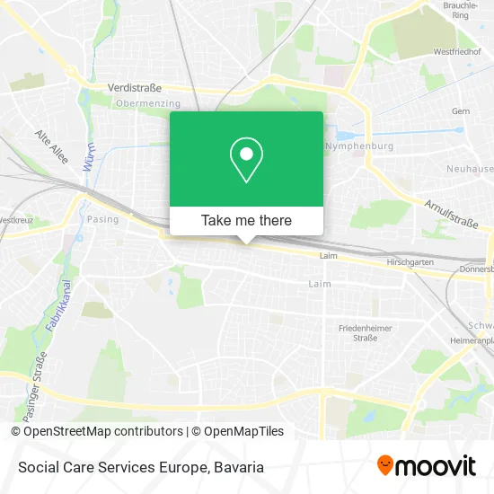 Карта Social Care Services Europe