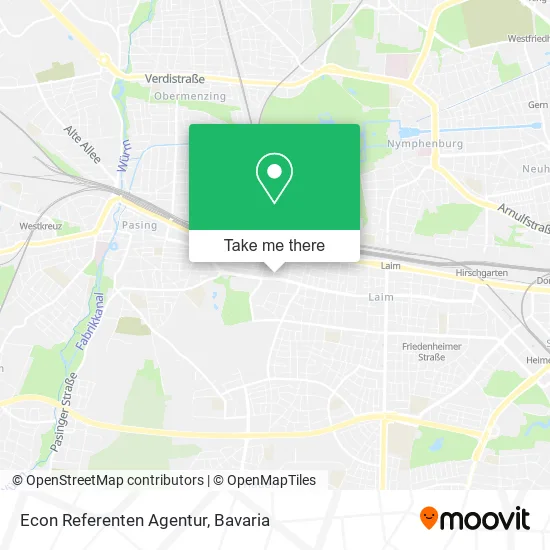 Карта Econ Referenten Agentur