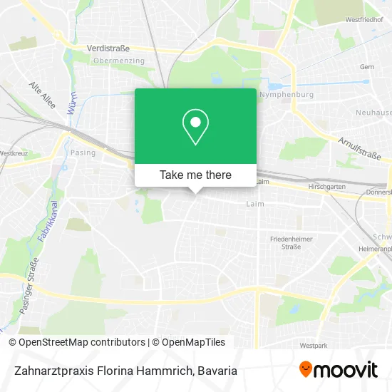 Zahnarztpraxis Florina Hammrich map