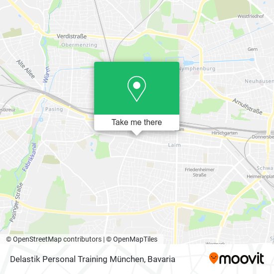 Карта Delastik Personal Training München