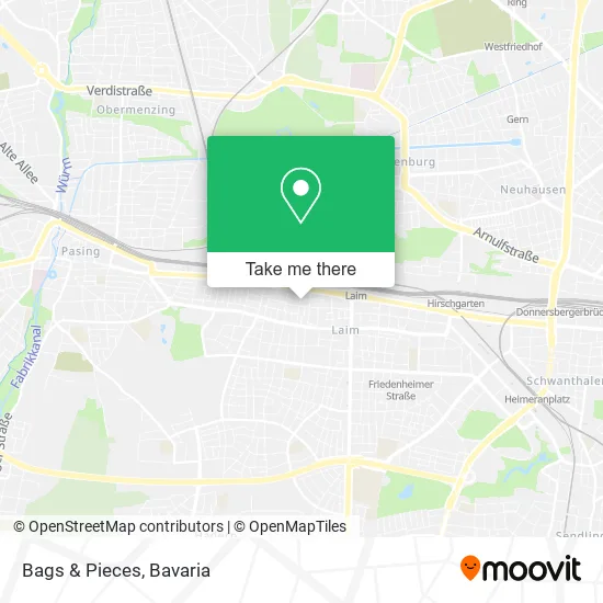 Карта Bags & Pieces