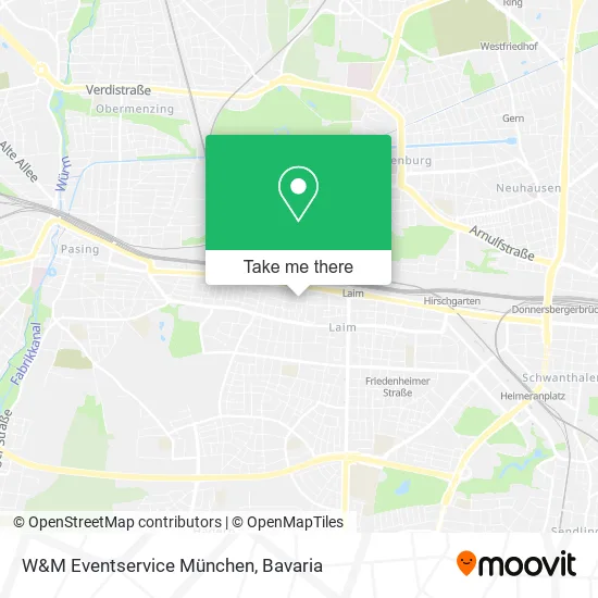 Карта W&M Eventservice München