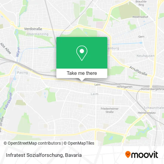 Карта Infratest Sozialforschung