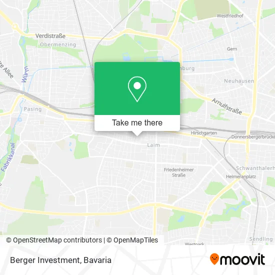 Карта Berger Investment
