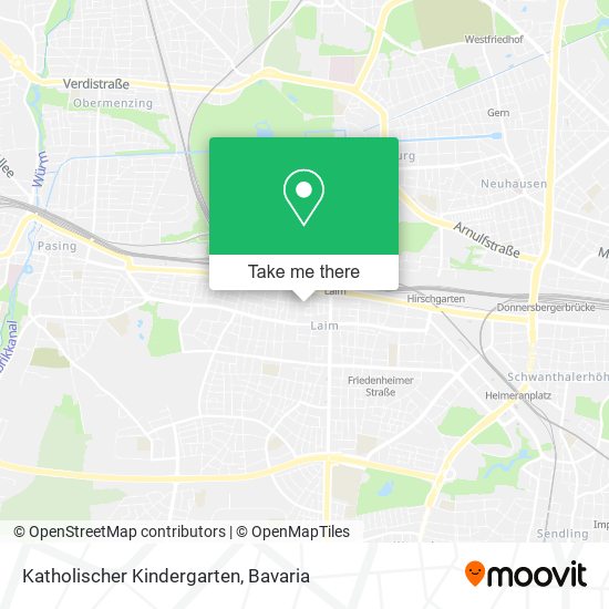 Katholischer Kindergarten map
