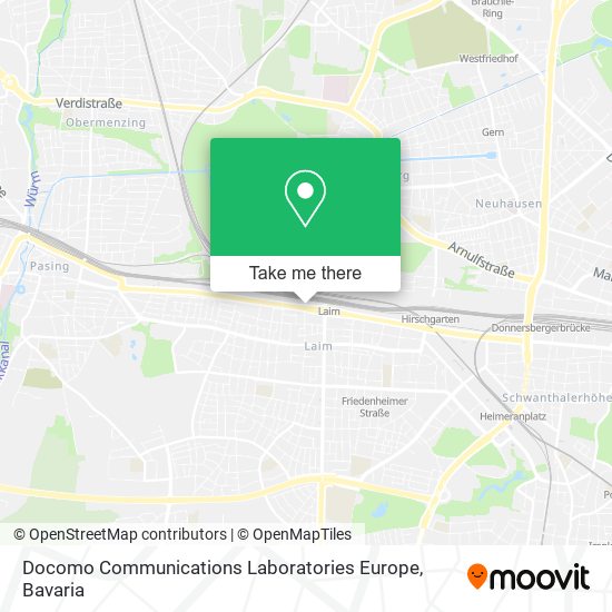 Docomo Communications Laboratories Europe map