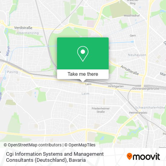 Cgi Information Systems and Management Consultants (Deutschland) map