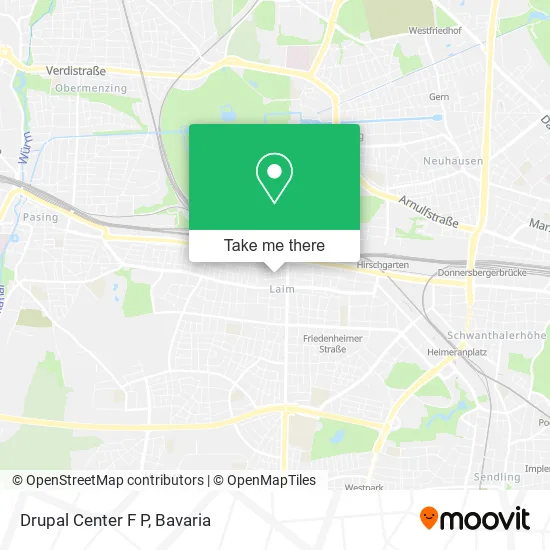 Карта Drupal Center F P