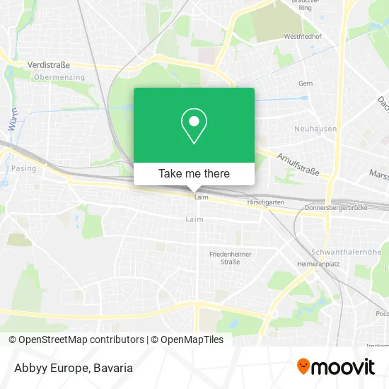 Карта Abbyy Europe