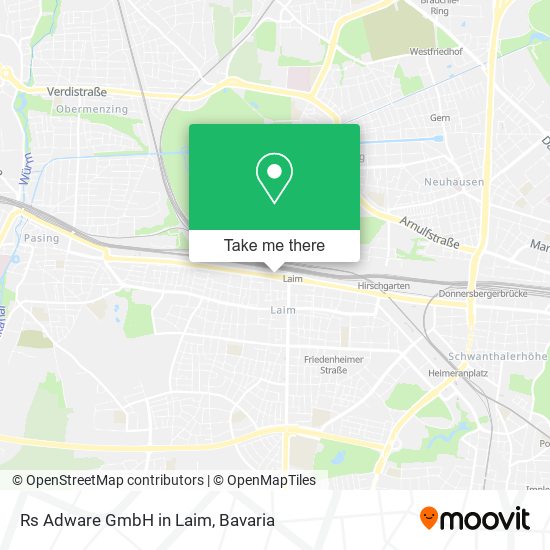 Rs Adware GmbH in Laim map