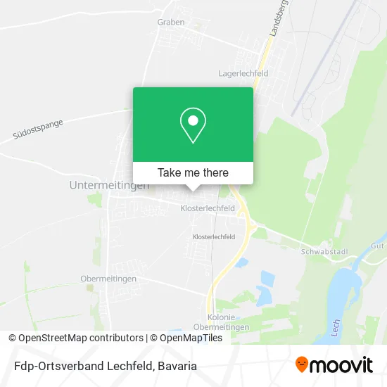 Карта Fdp-Ortsverband Lechfeld