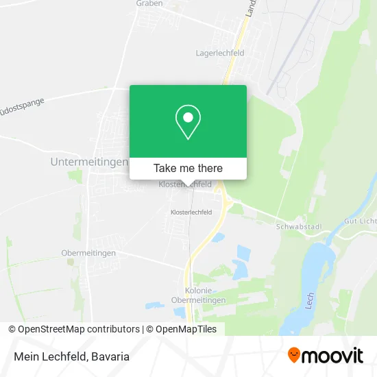 Карта Mein Lechfeld