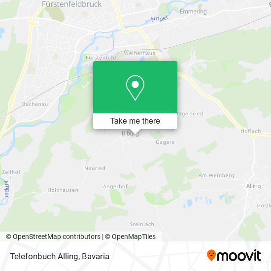 Telefonbuch Alling map