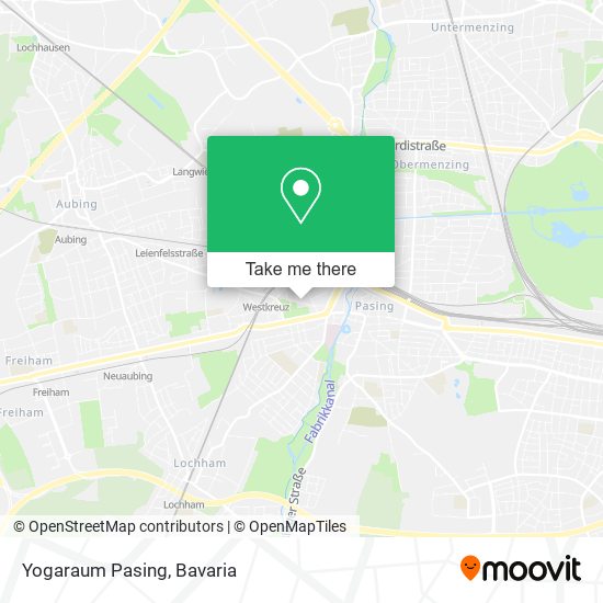 Yogaraum Pasing map