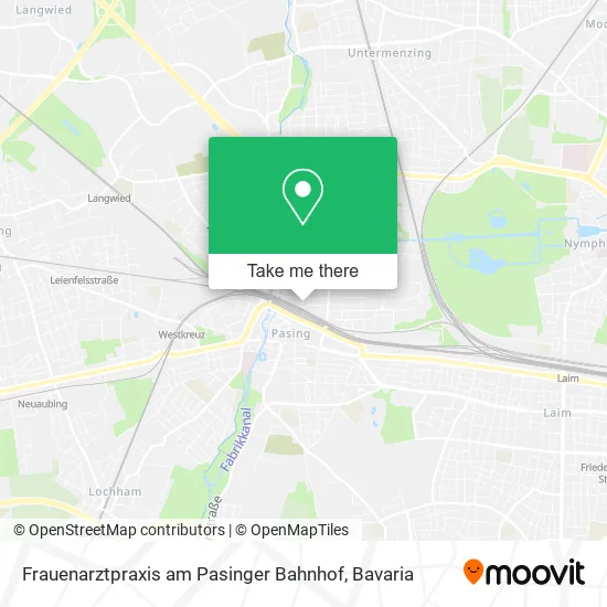 Карта Frauenarztpraxis am Pasinger Bahnhof