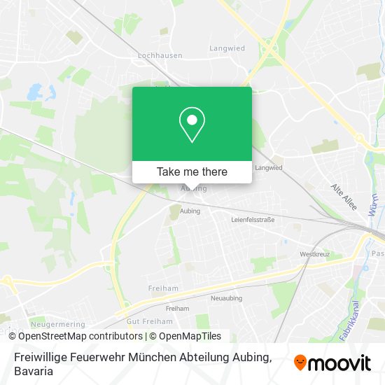 Freiwillige Feuerwehr München Abteilung Aubing map