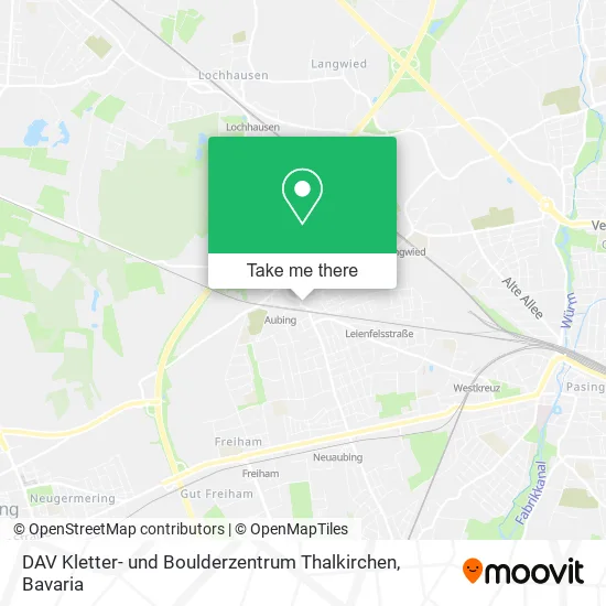 Карта DAV Kletter- und Boulderzentrum Thalkirchen